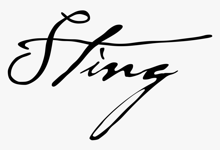 Sting Signature, HD Png Download, Free Download