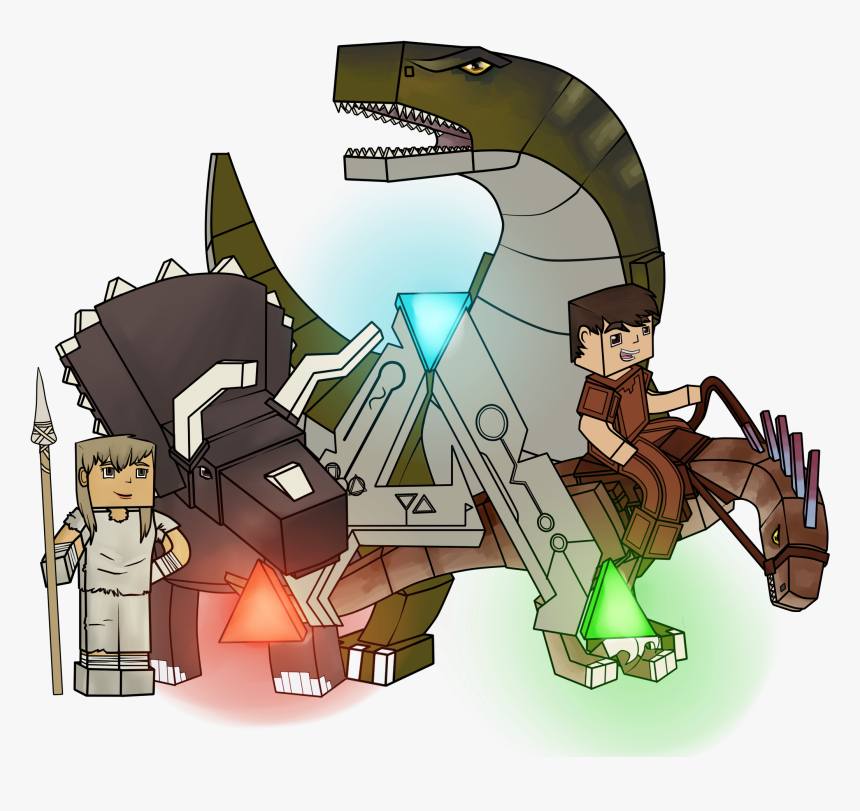 Survival Clipart Mapping - Ark Craft Mod Minecraft, HD Png Download, Free Download