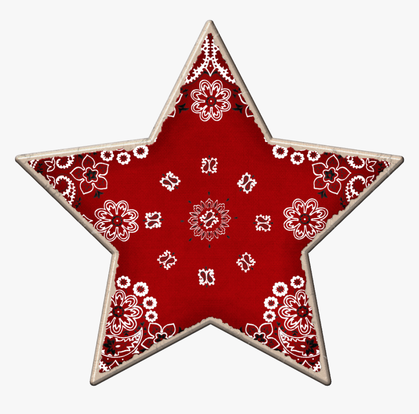 Red Cowboy Star Clip Art, HD Png Download, Free Download