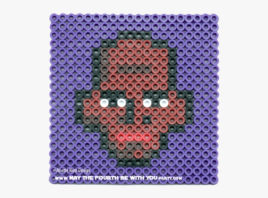 Mace Windu Perler Pattern /// We Add New Patterns To - Fuse Beads Images Star Wars, HD Png Download, Free Download