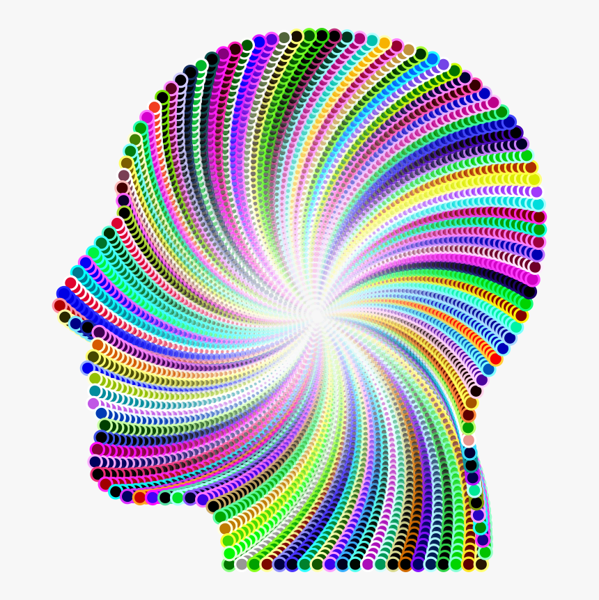 Psychedelic Man Head Silhouette, HD Png Download, Free Download