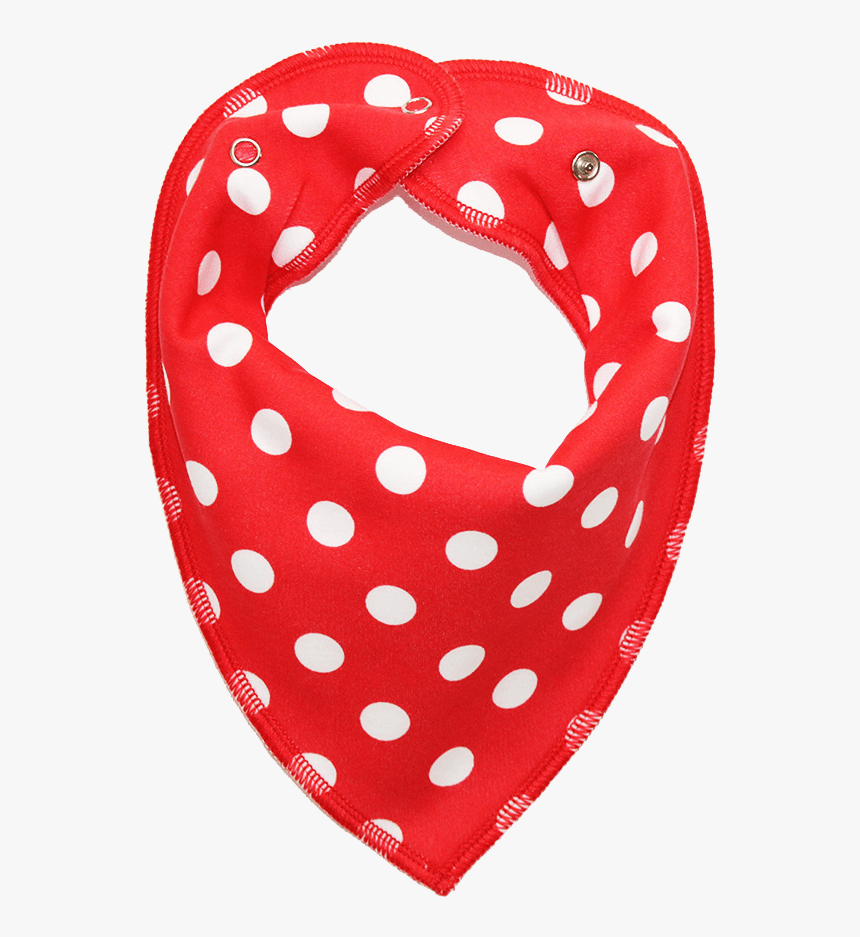 Red Polka Dot Dog Bandana - Polka Dot, HD Png Download, Free Download