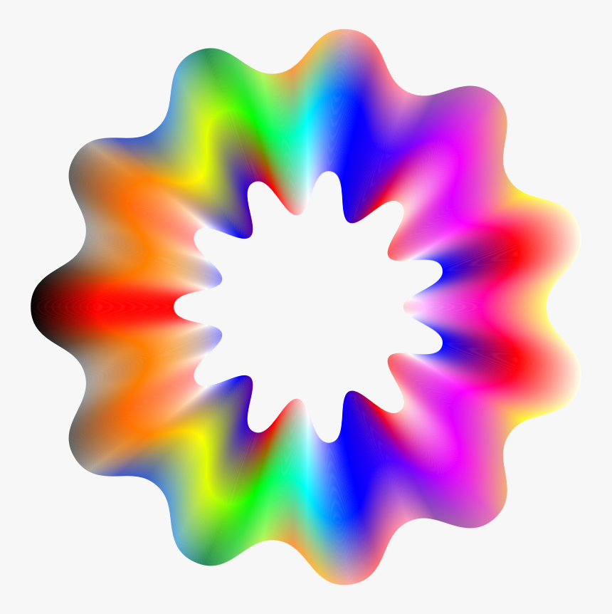 Psychedelic Wave Frame - Psychedelic Frame Png, Transparent Png, Free Download