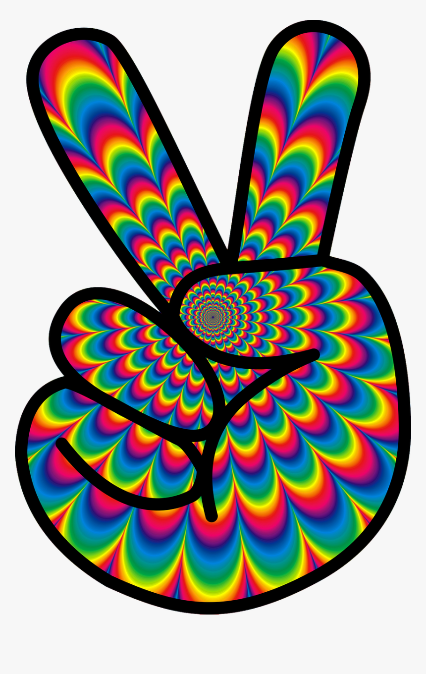 Hippie Peace Sign, HD Png Download, Free Download