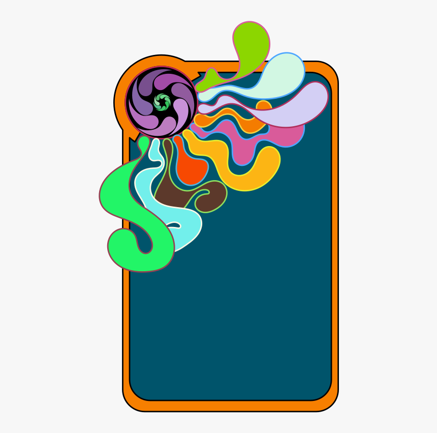 Psychedelic Border, HD Png Download, Free Download