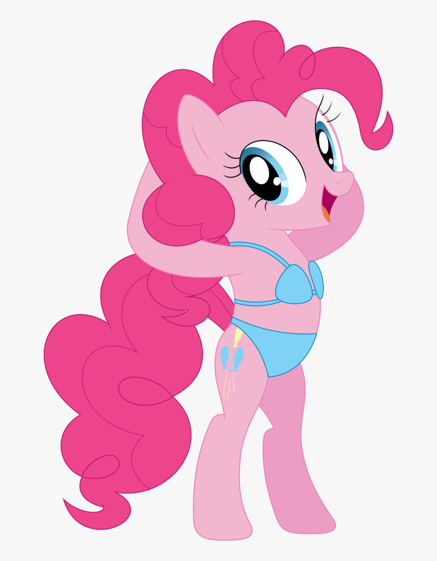 Banner Royalty Free Library Bikini Clipart Vector Art - Pinkie Pie Vampire, HD Png Download, Free Download