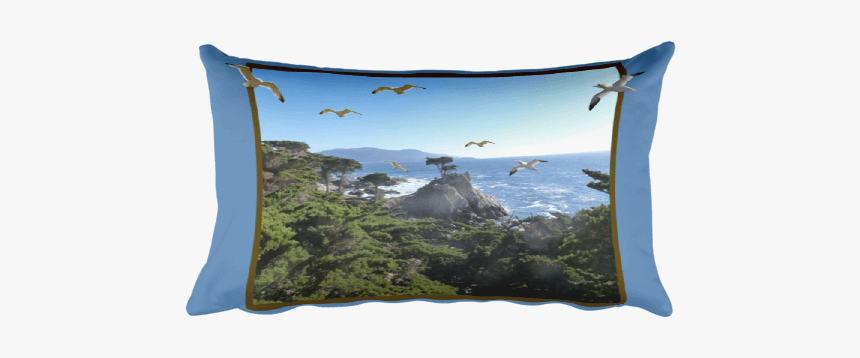 Pillow, Seagulls And The Coast - Cushion, HD Png Download, Free Download