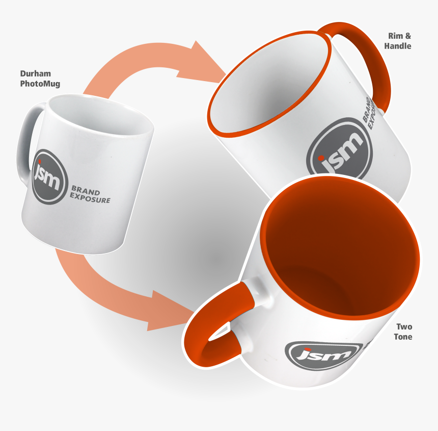 Jsm Two Tone Coloured Promotional Mug Leave A Comment - Coffee Cup, HD Png Download, Free Download
