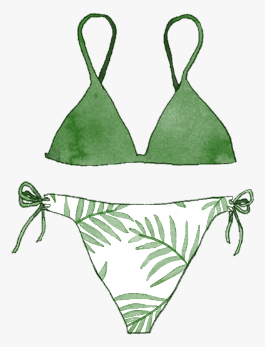 Swimsuit Bottom Clipart , Png Download - Green Bikini Transparents, Png Dow...