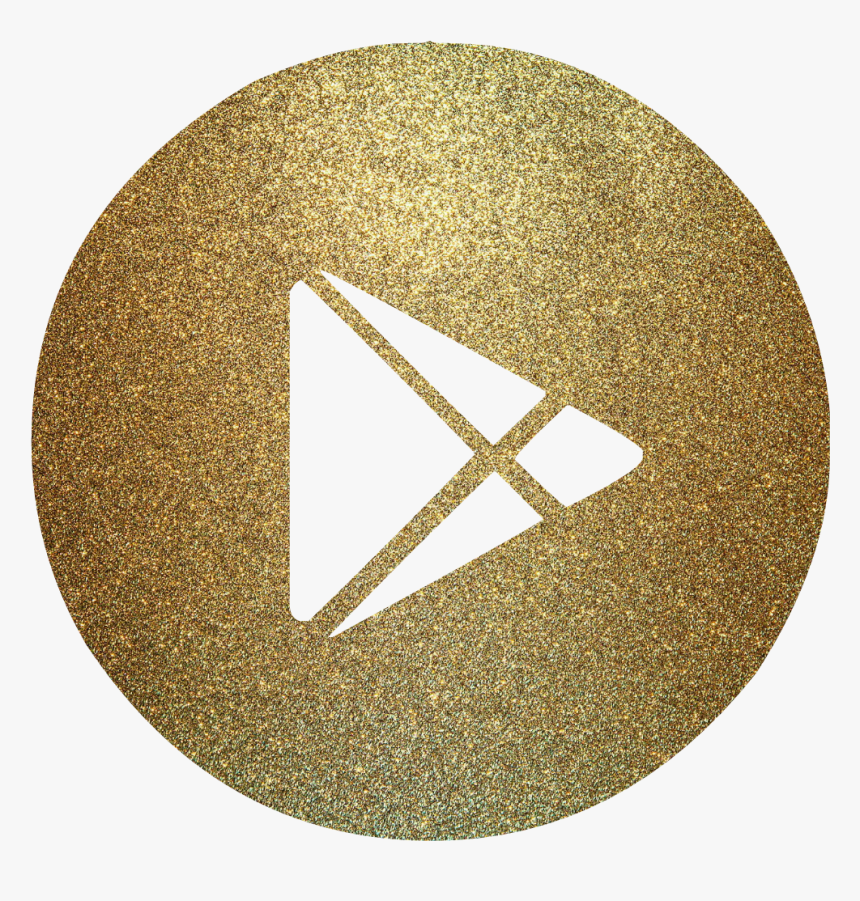Google Googleplaystore Playstore Icon Ícone Redessociai - Google Play Icon Gold, HD Png Download, Free Download