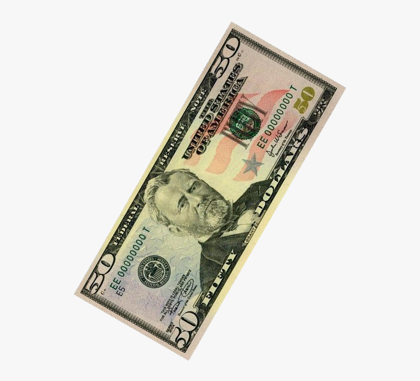 50 Dollar Bill Transparent , Png Download - 50 Dollar Bill Transparent, Png Download, Free Download