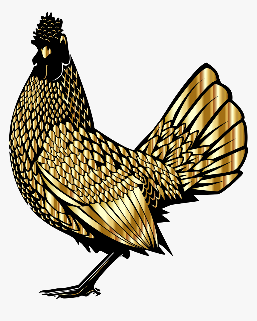 Fowl,fauna,wing - Golden Rooster Png, Transparent Png, Free Download