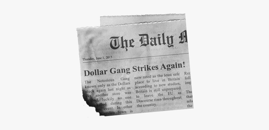 211265757 Newspaperfin - Newspaper, HD Png Download, Free Download