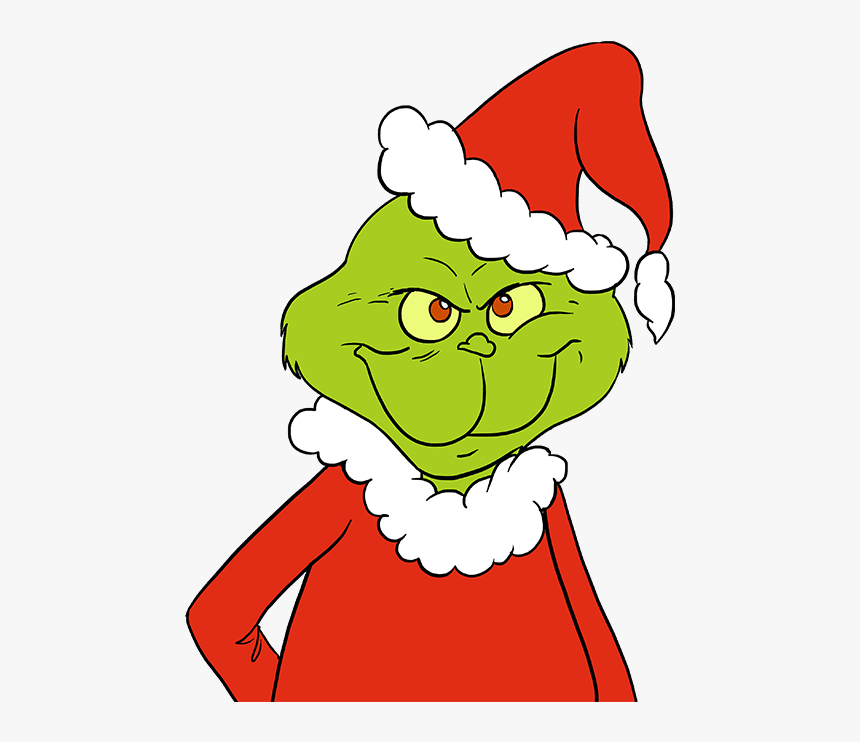 How To Draw Grinch - Cartoon Grinch, HD Png Download - kindpng.