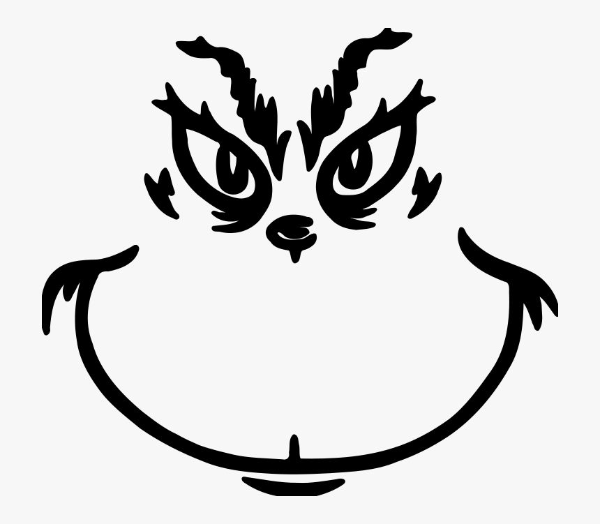 Download Transparent Smile Vector Png - Grinch Face Svg, Png ...