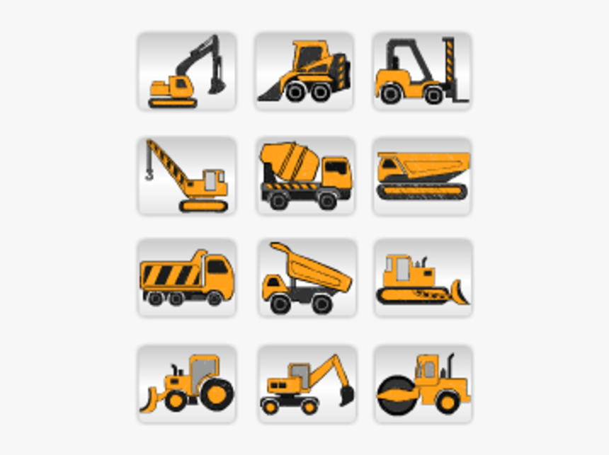 Construction Equipment Icon Png, Transparent Png, Free Download