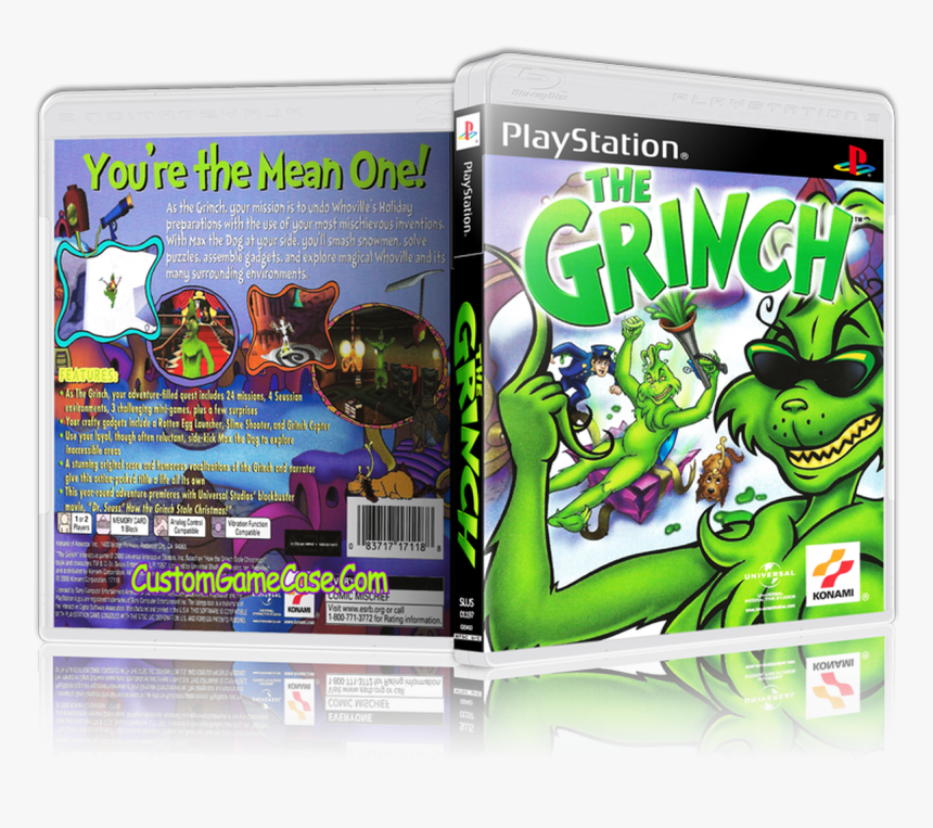 Sony Playstation 1 Psx Ps1 - Grinch Ps3, HD Png Download, Free Download