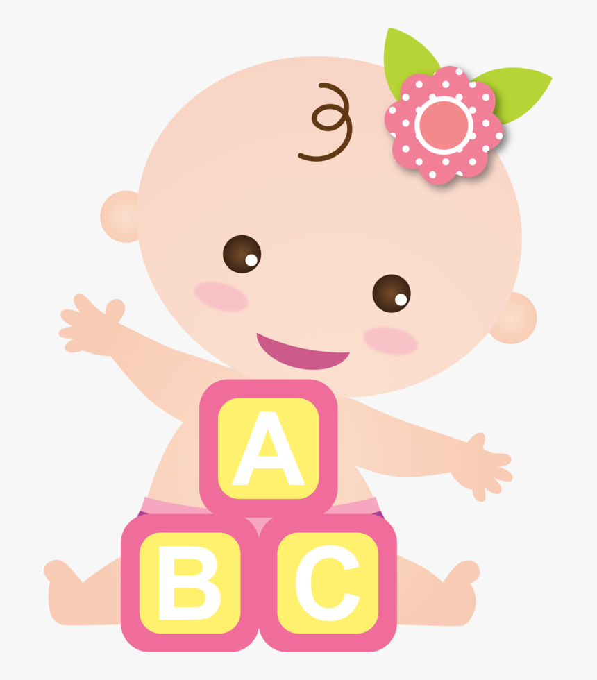 Clipart Free Clipart Baby Girl - Cute Baby Girl Clipart, HD Png Download, Free Download