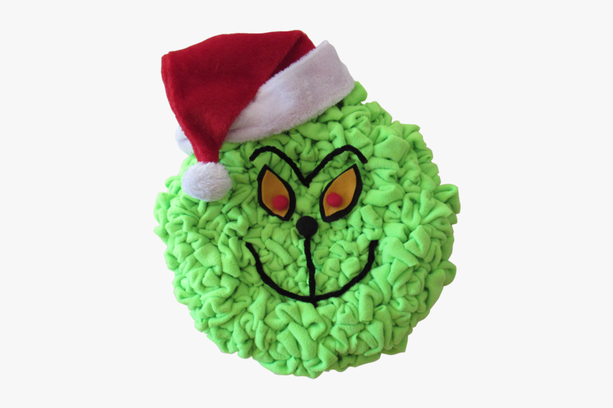 The Grinch Christmas Wreath - Stuffed Toy, HD Png Download, Free Download