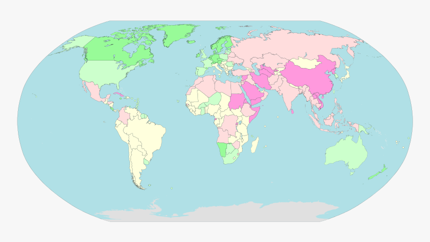 Rwb Pressfreedomindex2013 Worldmap - Blank World Map, HD Png Download, Free Download