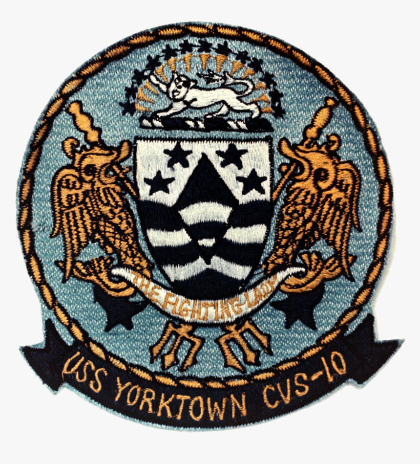 Uss Yorktown Insignia, 1961 (nh 71937 Kn) - Emblem, HD Png Download, Free Download