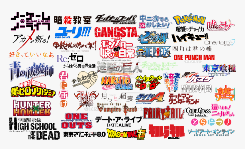 Anime Logo Png - Guess The Anime Logo, Transparent Png, Free Download