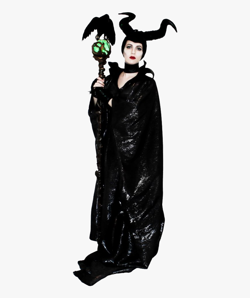 Maleficent Png Transparent Image - Black And White Joker Halloween Costume, Png Download, Free Download