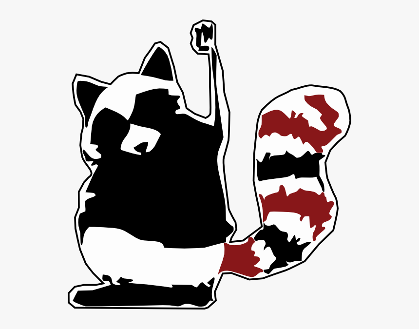 Racoon Svg Clip Arts - Rebel Png, Transparent Png, Free Download