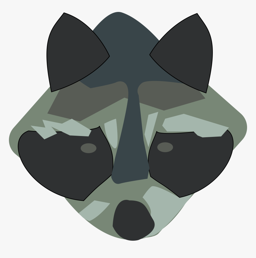 Racoon Svg Clip Arts - Raccoon Clip Art, HD Png Download, Free Download