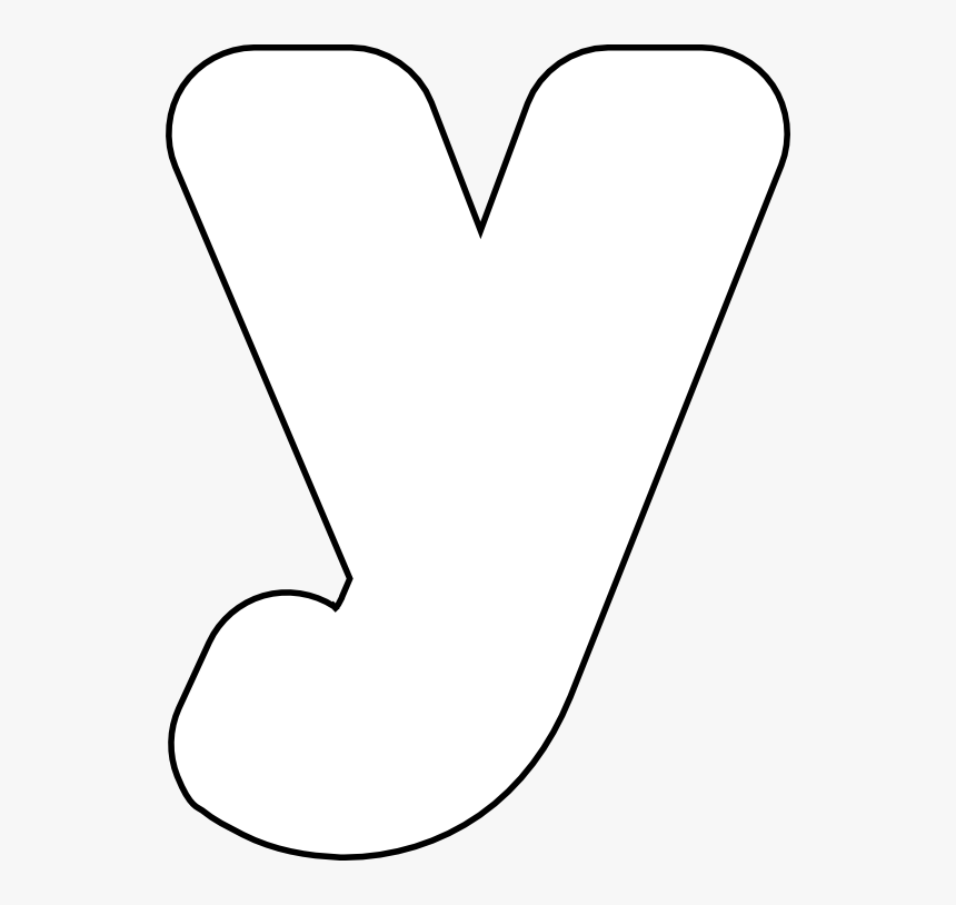 Cut Out Letter Y - Sketch Of Letter Y, HD Png Download, Free Download