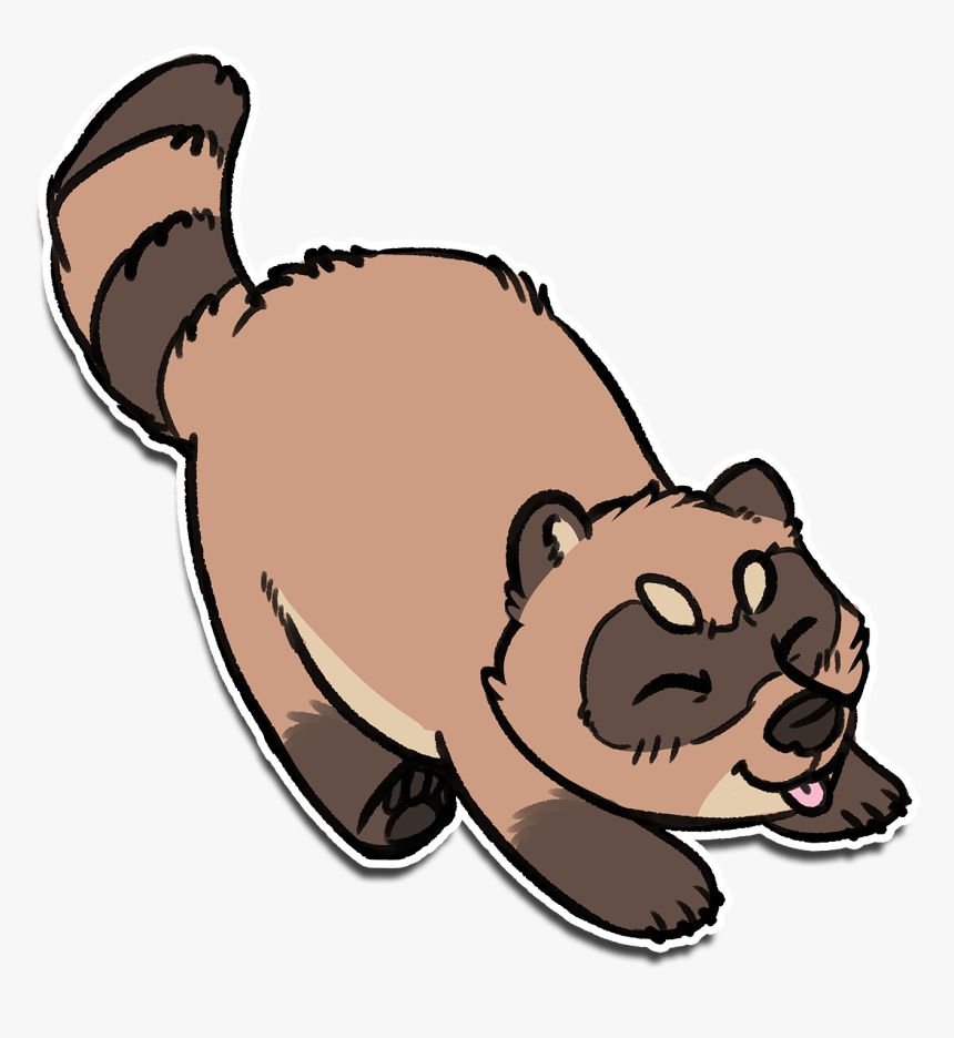 Hey There - Furry Racoon Art, HD Png Download, Free Download