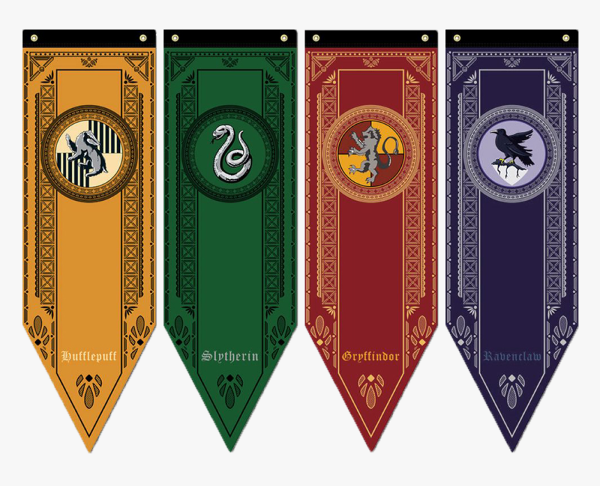 Harry Potter Houses Banner, HD Png Download, Free Download