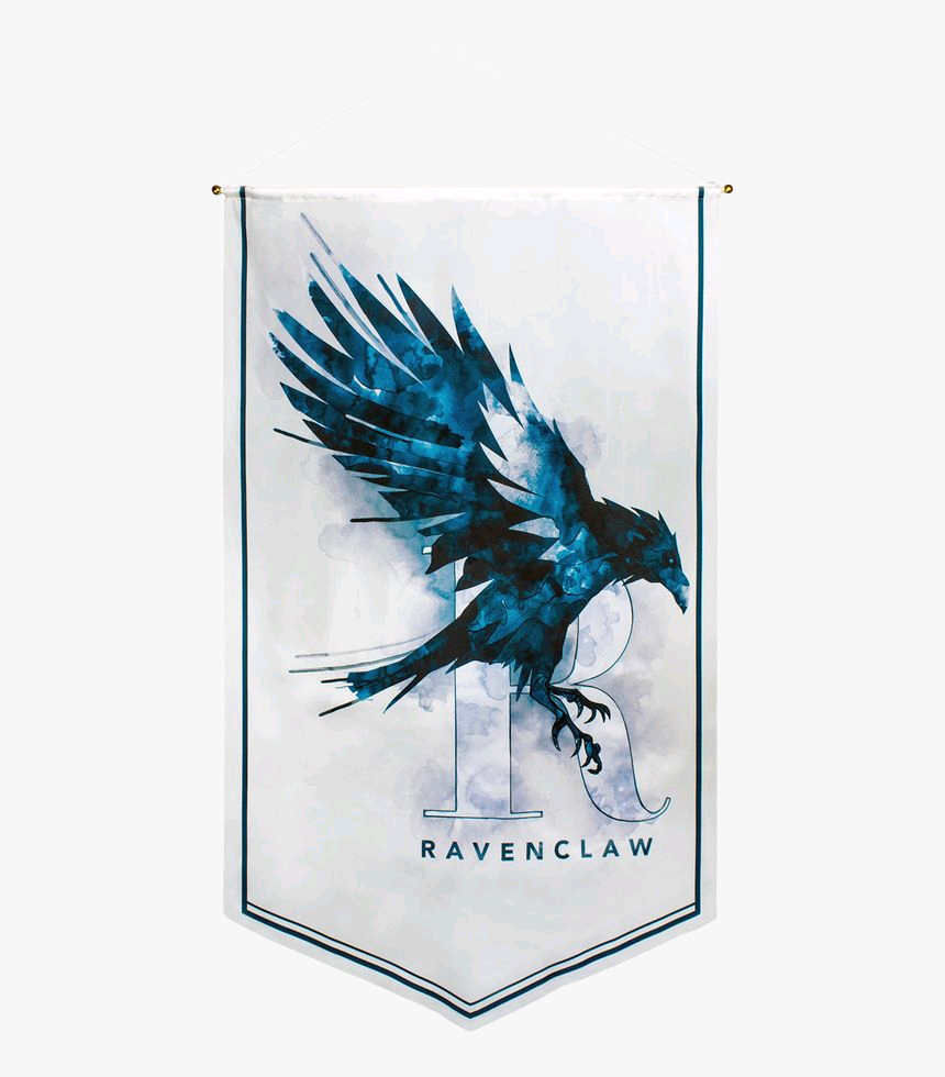 Ravenclaw Watercolour Satin Banner - Harry Potter Ravenclaw, HD Png Download, Free Download