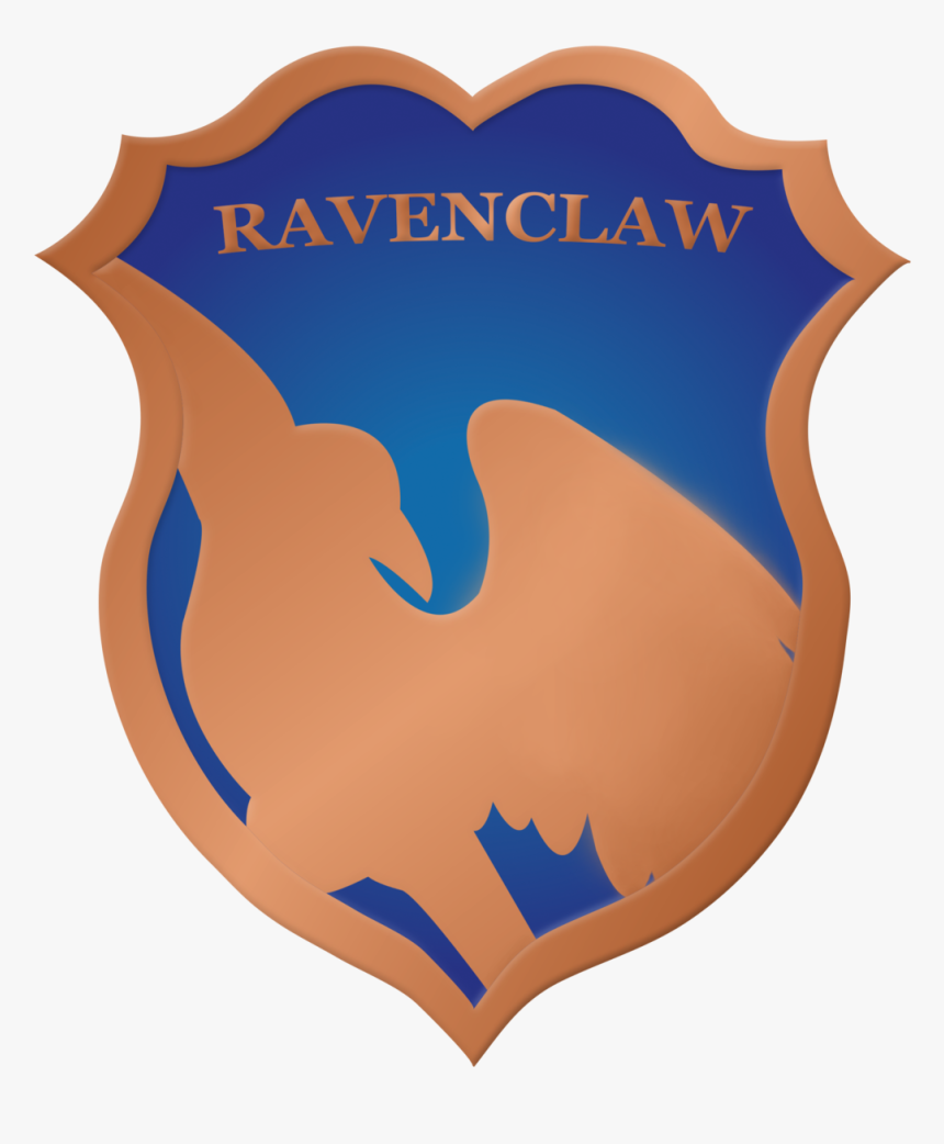 Clip Art Royalty Free Ravenclaw Crest By Rainbowrenly - Ravenclaw In Transparent Background, HD Png Download, Free Download