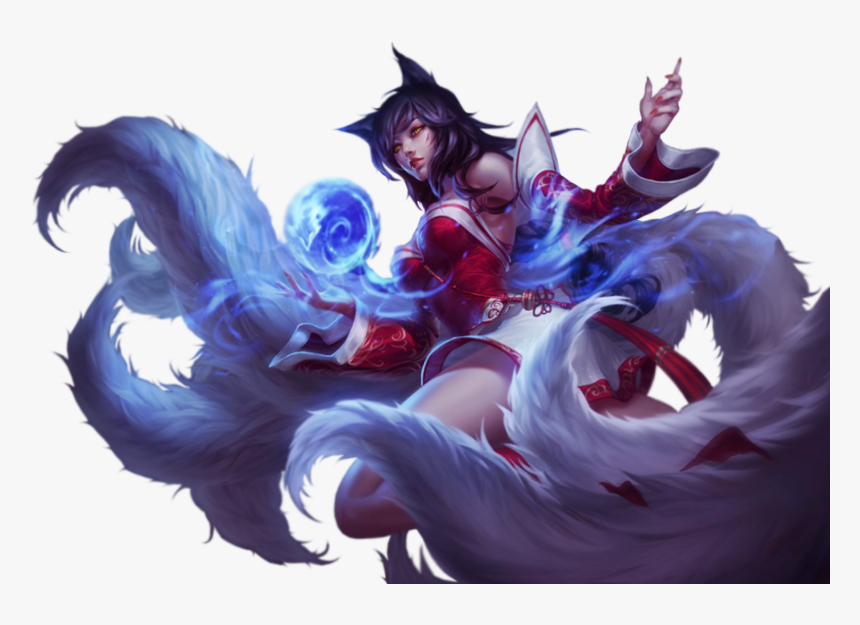 Classic Ahri Splashart Png Image - League Of Legends Ahri Png, Transparent Png, Free Download