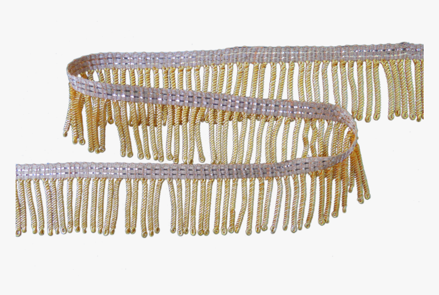 1 Inch Gold Plated Bullion Fringe - Choker, HD Png Download, Free Download