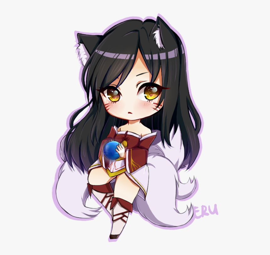 Lol Ahri Leagueleague Of Legends - League Of Legends Ahri Emoji, HD Png Download, Free Download