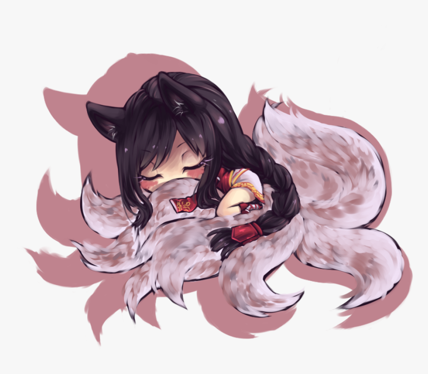 103 Chibi Ahri - Ahri League Of Legends Transparent, HD Png Download, Free Download