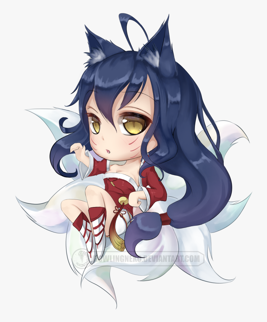 Anime, Anime Girl, And Chibi Image - Ahri Lol Chibis, HD Png Download, Free Download