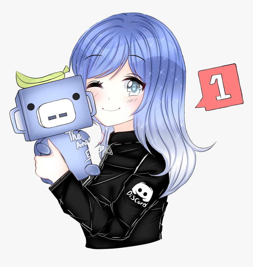 Cartoon - Anime Cute Discord Emojis, HD Png Download - kindpng