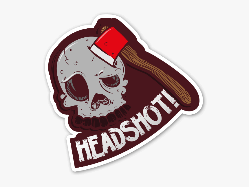 Head Shot Sticker - Label, HD Png Download, Free Download