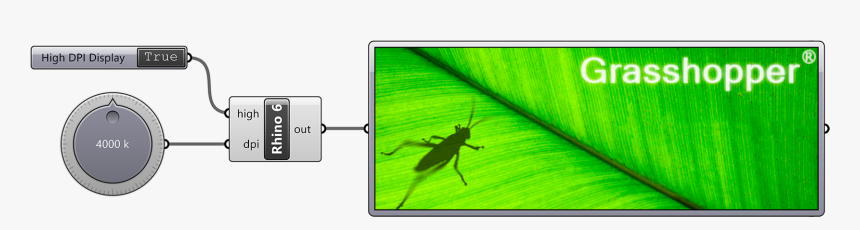 Rhino Now Supports High Dpi Displays - Grasshopper, HD Png Download, Free Download