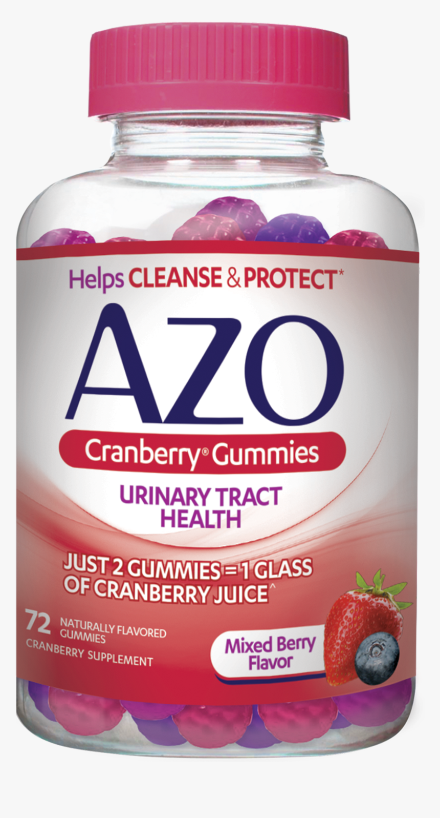 Azo Cranberry Gummies, HD Png Download, Free Download