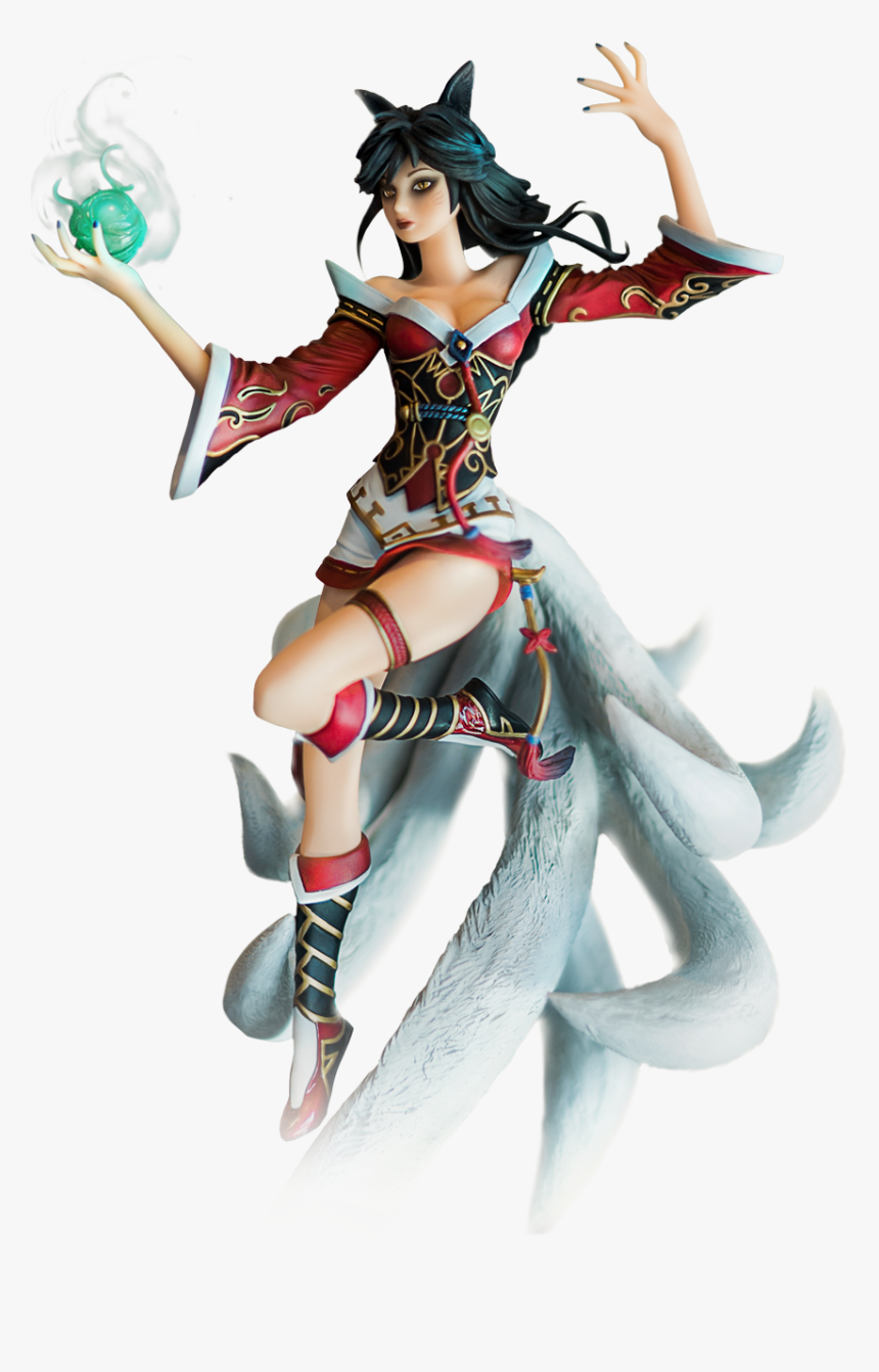 Woman-warrior - Ahri New Dawn Statue, HD Png Download, Free Download
