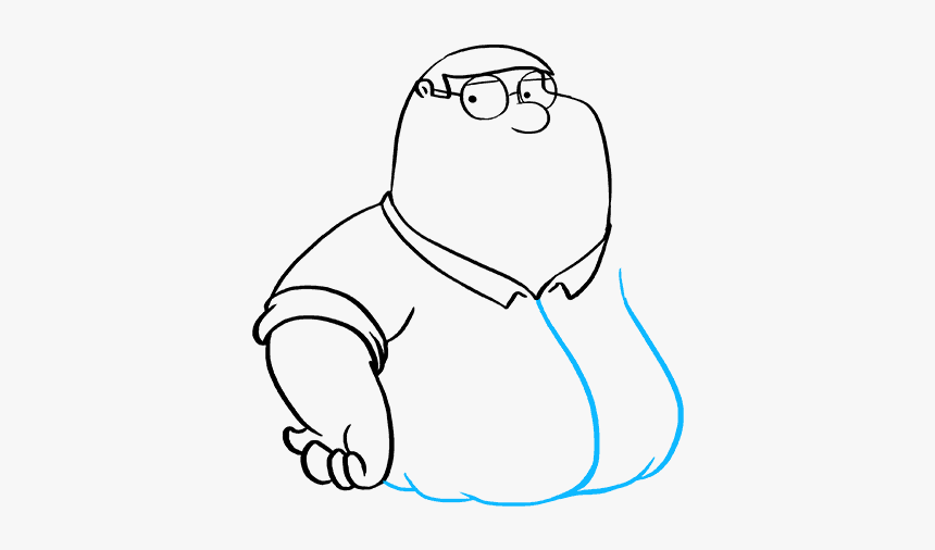 How To Draw Peter Griffin From Family Guy, HD Png Download, Free Download