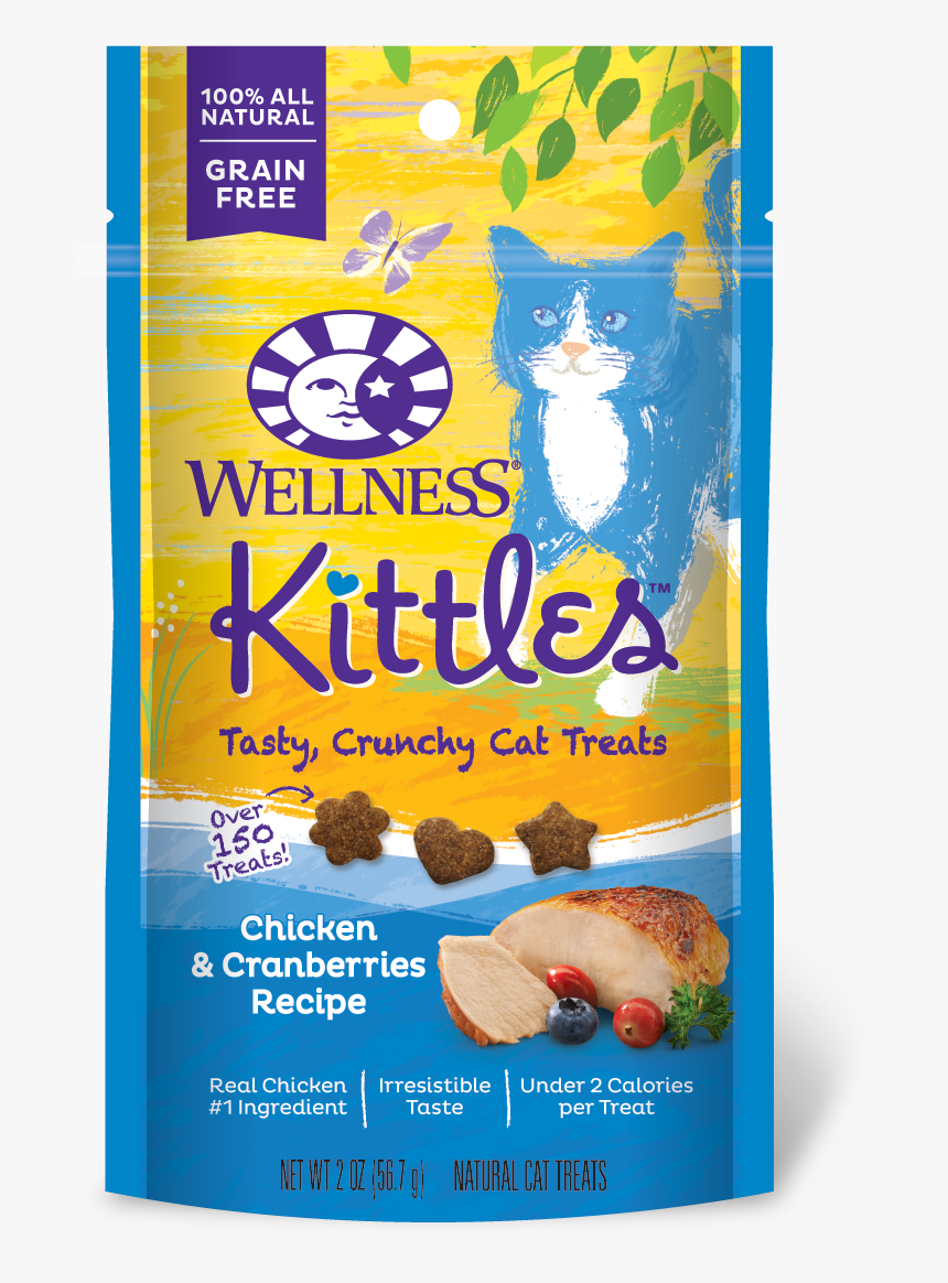 Chicken & Cranberry - Wellness Kittles Chicken And Cranberries, HD Png Download, Free Download