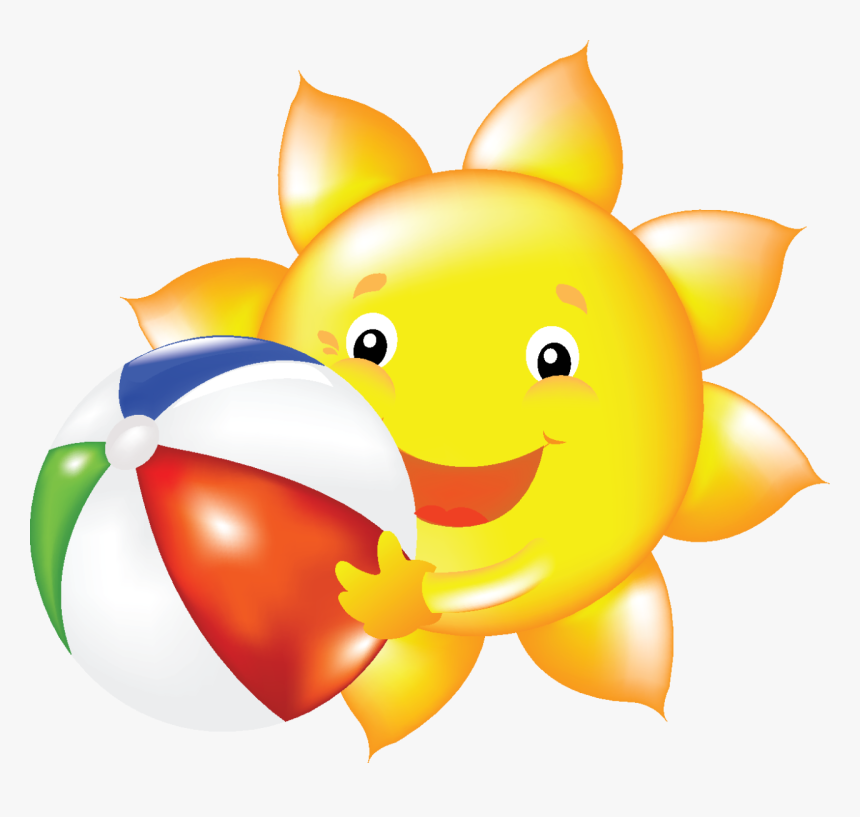 Summer Sun Clip Art - Summer Sun Clipart, HD Png Download, Free Download
