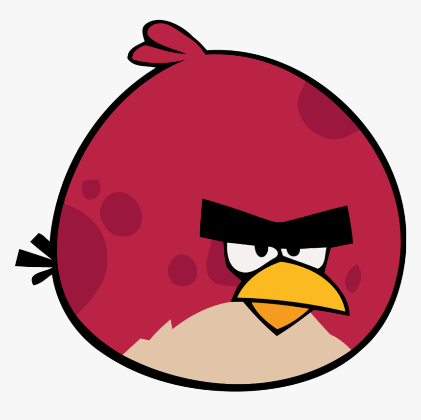 Angry Beak Smile Magenta Font Bird Red Clipart - Angry Birds Png Icon, Transparent Png, Free Download