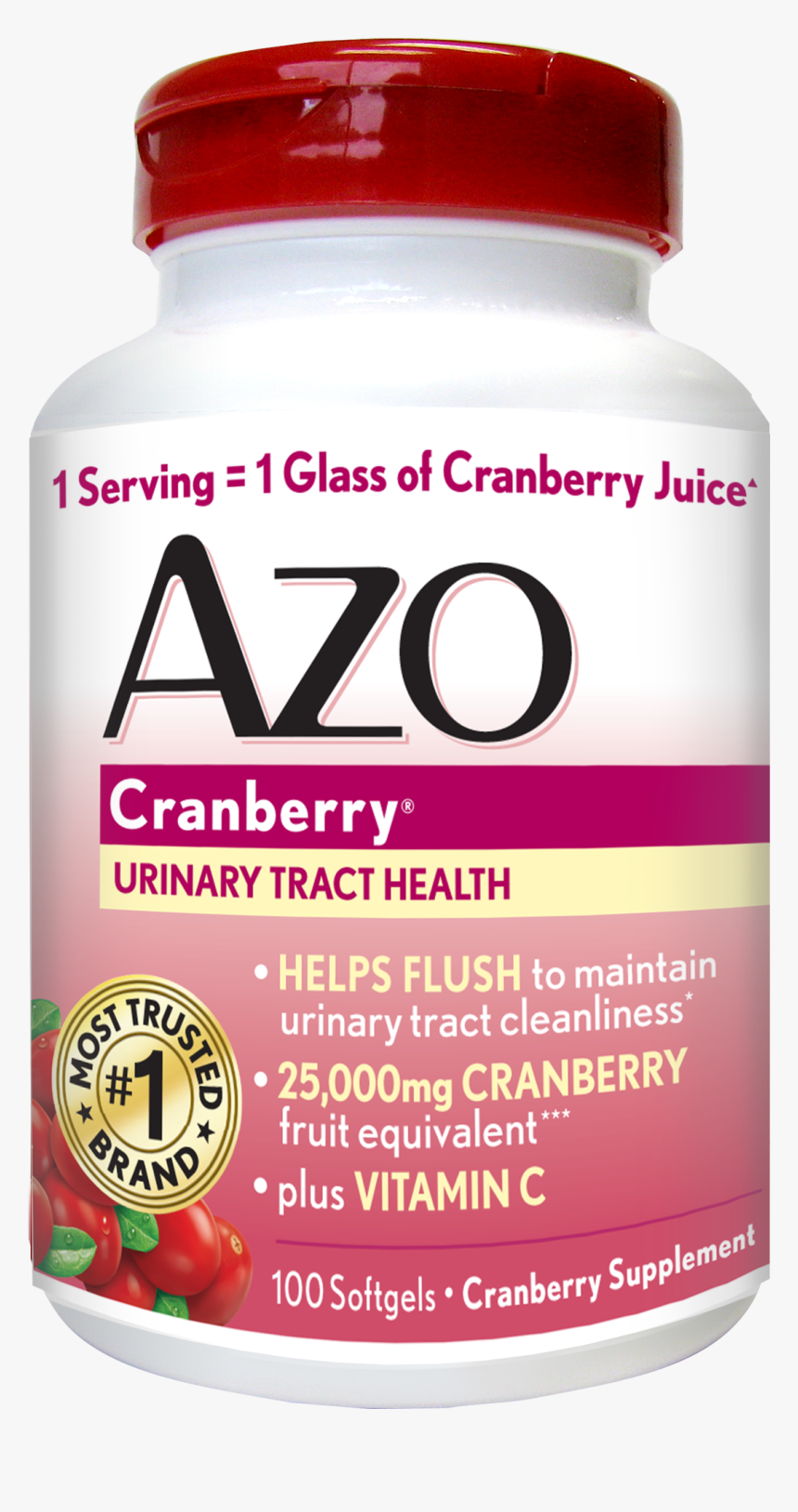 Azo Cranberry Gel Capsules, HD Png Download, Free Download