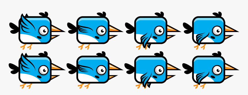 Transparent Sprite Clipart - Sprite Sheet Bird Png, Png Download, Free Download